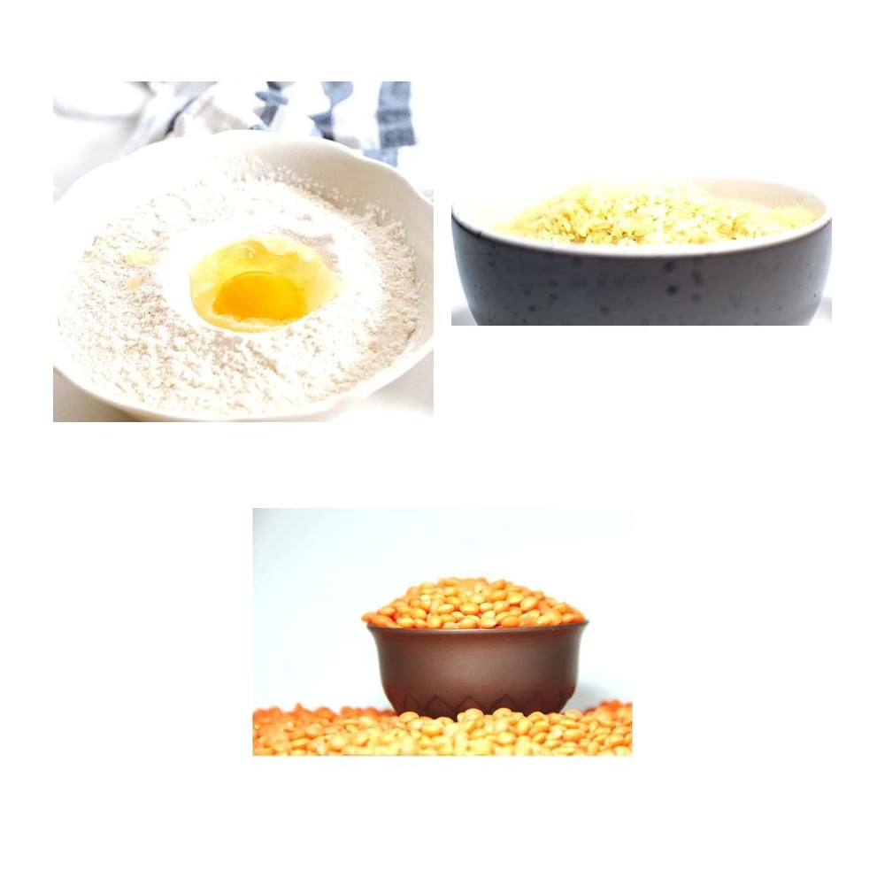 Atta, Rice and Dal